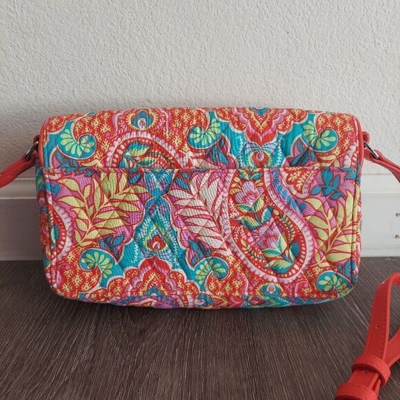 Vera Bradley Paisley in Paradise Turnlock Crossbody Bag - Picture 4 of 9